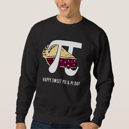 Happy Sweet Cherry Pie PI DAY Sweatshirt (Vorderseite)