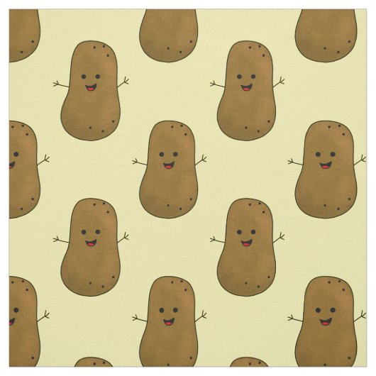 Happy Sweet Potato Stoff (Muster)