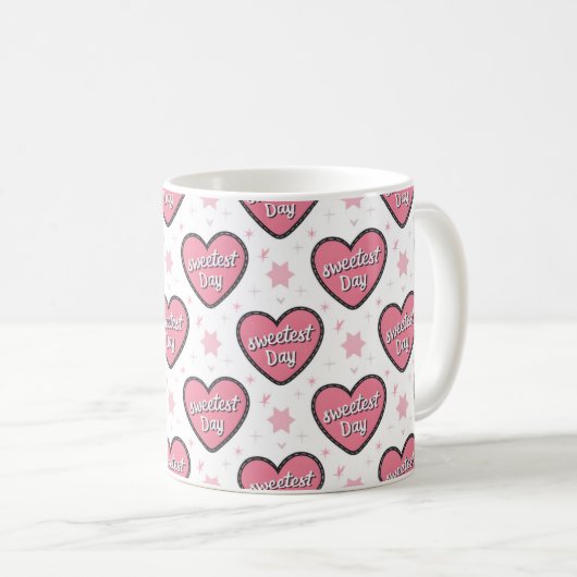 Happy Sweetest Day Kaffeetasse (VorderseiteRechts)
