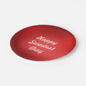 Happy Sweetest Day Pappteller (Schrägansicht)