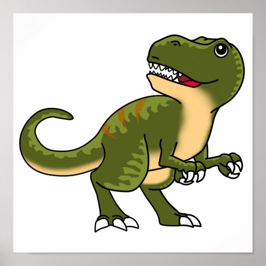 HAPPY T-REX POSTER DESIGN HERUNTERLADEN (Vorne)