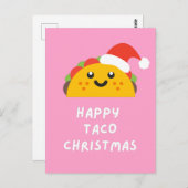 HAPPY TACO CHRISTMAS POSTKARTE (Vorne/Hinten)