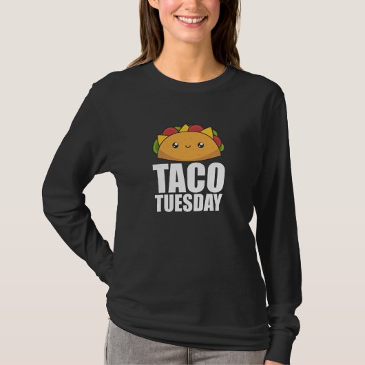 Happy Taco Dienstag - Mexikanisches Essen T-Shirt (Vorderseite)
