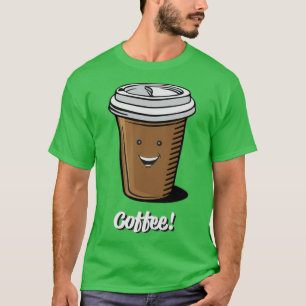 Happy Takeaway-Kaffee T-Shirt