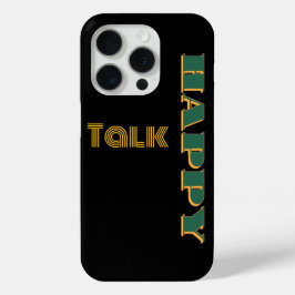 Happy Talk Green Black Case-Mate iPhone Hülle