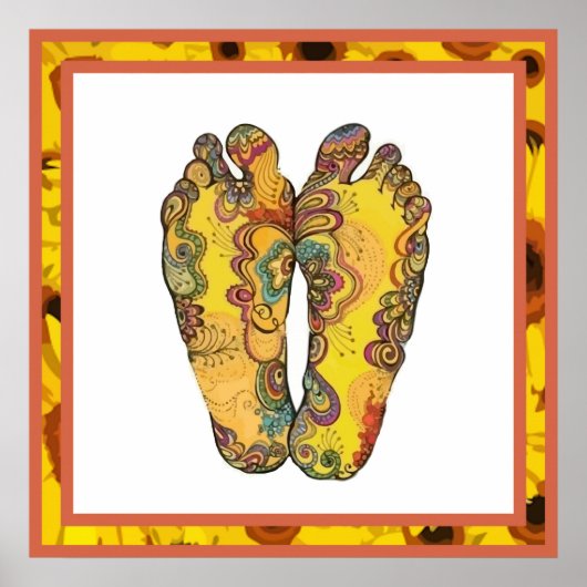 Happy Tappin' Hippy Feet Poster (Vorne)