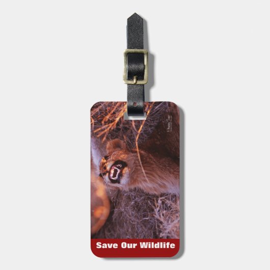 Happy Tau Gepäckanhänger (Vorderseite vertikal)