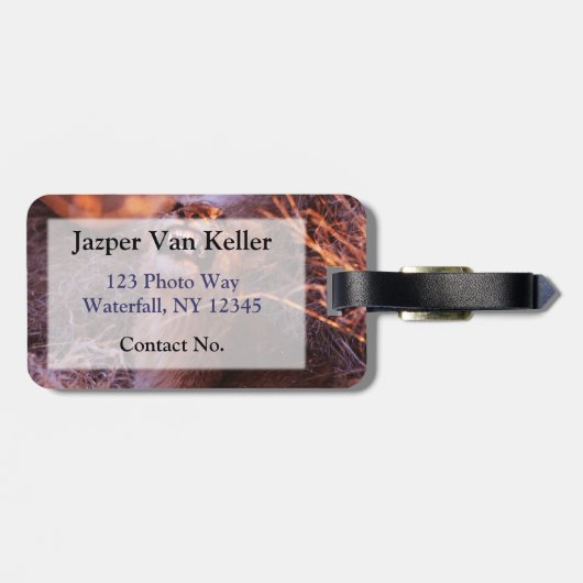 Happy Tau Gepäckanhänger (Rückseite horizontal)