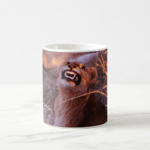 Happy Tau, Lächelnd Lion Cub Kaffeetasse