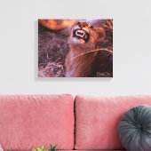 Happy Tau Leinwanddruck (Insitu (Wohnzimmer))