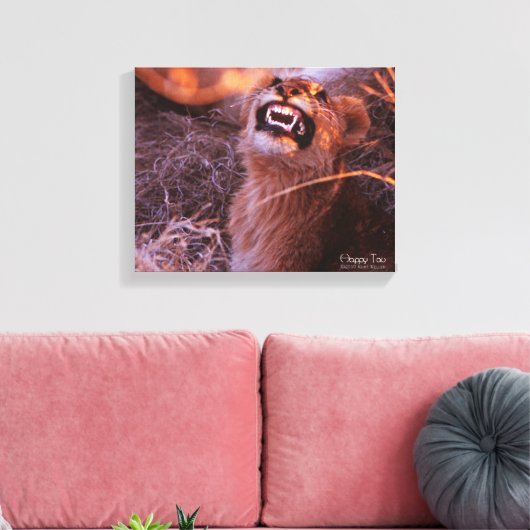 Happy Tau Leinwanddruck (Insitu (Wohnzimmer))