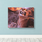 Happy Tau Leinwanddruck (Insitu (Holzboden))