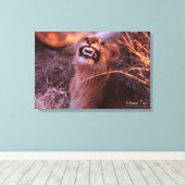 Happy Tau Leinwanddruck (Insitu (Holzboden))