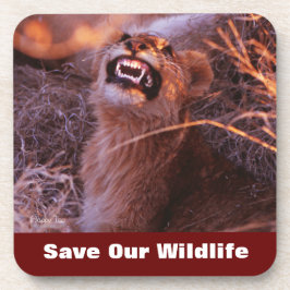 Happy Tau Rette unsere Wildnis Getränkeuntersetzer