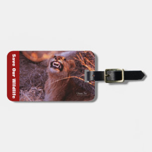 Happy Tau Rette unseren Wildlife Luggage Tag Gepäckanhänger