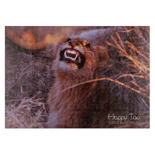 Happy Tau Schneidebrett (Vorderseite)