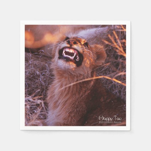 Happy Tau Serviette (Vorderseite)