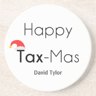 Happy TaxMas Getränkeuntersetzer