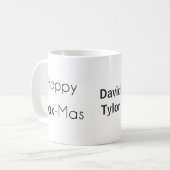Happy TaxMas Kaffeetasse (Vorderseite Links)