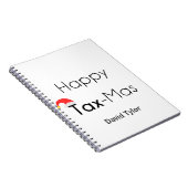 Happy TaxMas Notizblock (Rechte Seite)
