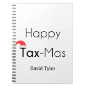 Happy TaxMas Notizblock (Vorderseite)