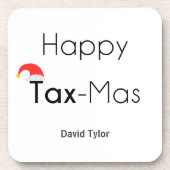 Happy TaxMas Untersetzer (Vorderseite)