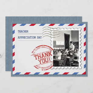 Happy Teacher Appreciation Day Custom Flat Card Einladung