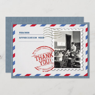 Happy Teacher Appreciation Week Custom Card Dankeskarte