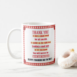 Happy Teacher Day für Sie Kaffeetasse