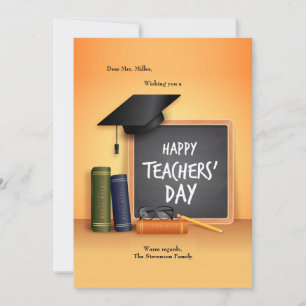 Happy Teacher's Day Card Feiertagskarte