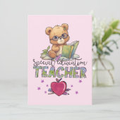 Happy Teachers Day Einladung (Stehend Vorderseite)