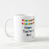 Happy Teacher's Day Kaffeetasse (Links)