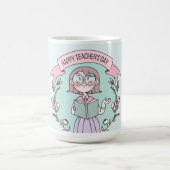 Happy Teachers Day Kaffeetasse (Mittel)