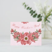 Happy Teachers Day Postkarte (Stehend Vorderseite)