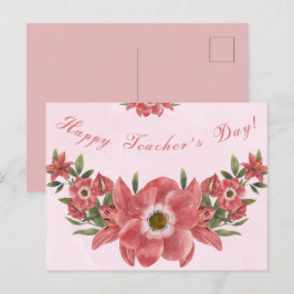 Happy Teachers Day Postkarte