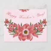 Happy Teachers Day Postkarte (Vorderseite)