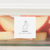 "Happy Tears" Labels für Hochzeitsleder, Kleenex Etiketten (Befestigt)