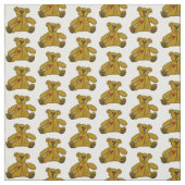 Happy Teddy Bear Fabric Stoff (Muster)