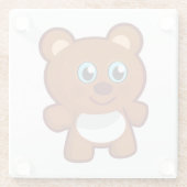 HAPPY TEDDY BEAR GLASUNTERSETZER (Rückseite)