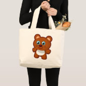 HAPPY TEDDY BEAR JUMBO STOFFBEUTEL (Vorderseite (Produkt))
