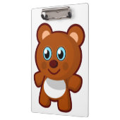 HAPPY TEDDY BEAR KLEMMBRETT (Links)
