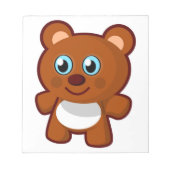 HAPPY TEDDY BEAR NOTIZBLOCK (Vorderseite)