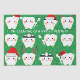 Happy Teeth Christmas  Seidenpapier
