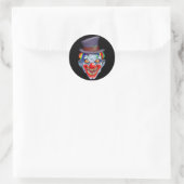 Happy Teeth Clown Sticker (Tasche)