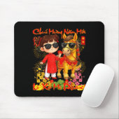 Happy Tet Chuc Mung Nam Moi 2026 Li Xi Me Please K Mousepad (Mit Mouse)