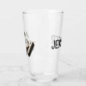 Happy Text Design Glas (Links)