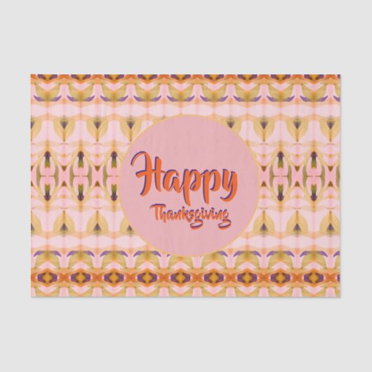 Happy Thaksgiving Seidenpapier (Vorderseite)