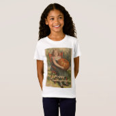 Happy Thanksgibing | Vintages Mädchen mit Pumpkin T-Shirt (Vorne ganz)
