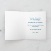 Happy Thanksgivikkah Feiertagskarte (Innenseite)