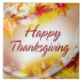 Happy Thanksgiving 11 Tile Fliese (Vorderseite)